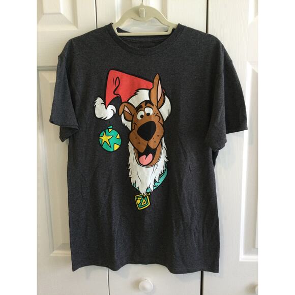 Scooby Doo Santa Holiday Christmas Tee Medium - Picture 1 of 4